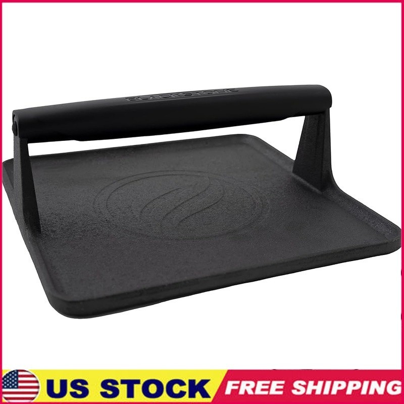 Cast Iron Griddle Press Heavy Duty Burger Press Non Stick Cooking Tool BBQ Grill gallery
