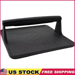Cast Iron Griddle Press Heavy Duty Burger Press Non Stick Cooking Tool BBQ Grill