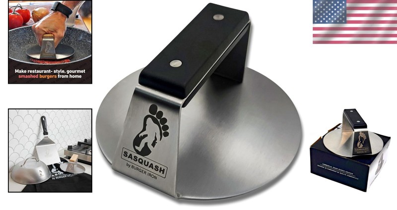The Sasquash Burger Press - Commercial Grade Stainless Steel gallery