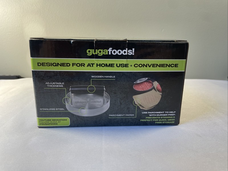 Guga Foods! Adjustable Burger Press Make The Perfect Smash Burger gallery