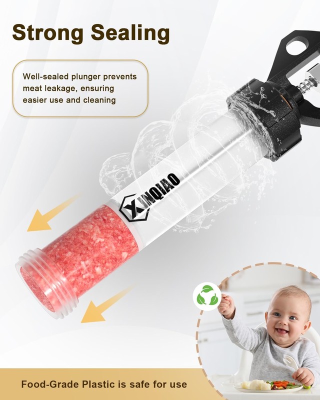 XINQIAO Beef Jerky Gun for Ground Meat, Plastic 1 Count (Pack of 1) gallery