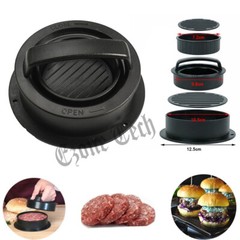 Non Stick Stuffed Burger Press Hamburger Patty Molds Maker Sliders Kitchen BBQ