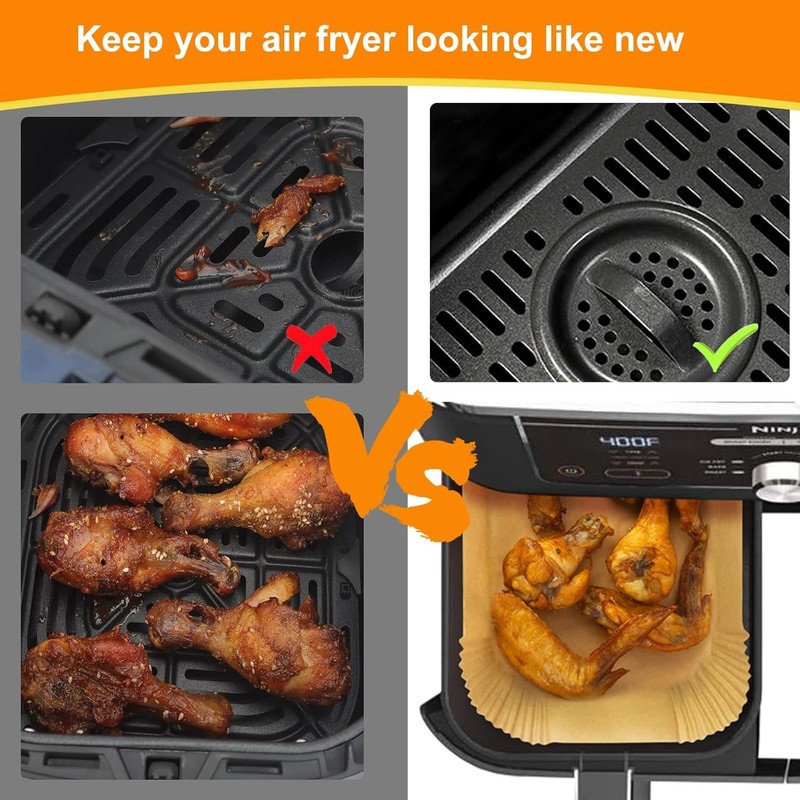 Air Fryer Disposable 8.6*5.5Rectangle-100 PCS, 8.6*5.5"Rectangle-100 PCS gallery
