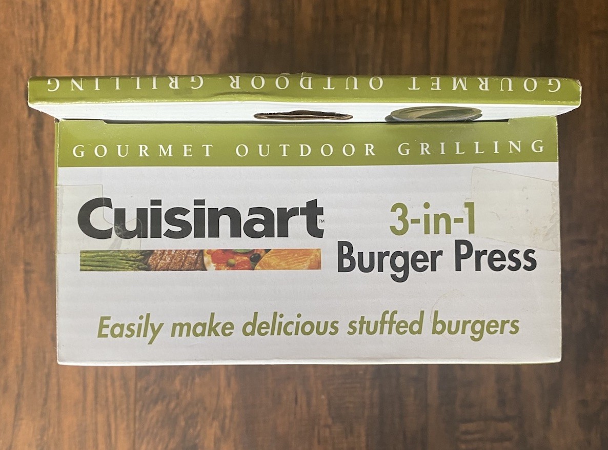 Cuisinart Hamburger Press Patty Maker, Stuffed Burger Press, 3-in-1 gallery