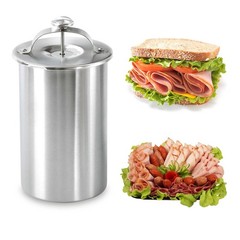 Ham Maker Meat Press Mold for Making Homemade Deli Meat Press Stainless Steel M
