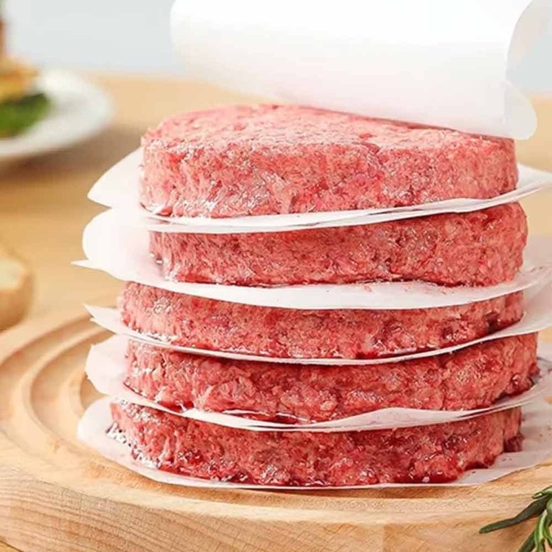 Round Burger Wax Papers 12cm – 100Pcs Non-Stick gallery