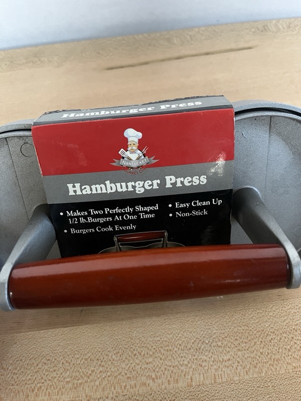 NANTUCKET GOURMET CHEF HAMBURGER PRESS NWT gallery