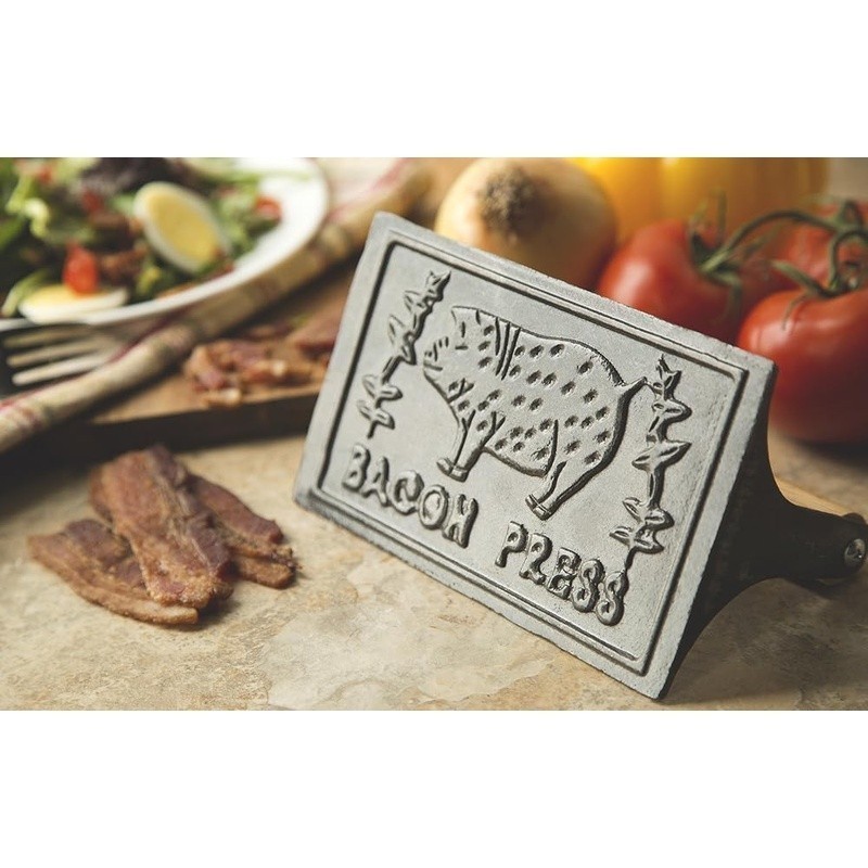 Durable Cast Iron Grill Press Heavy Duty Marking Tool Kitchen Accessory New gallery
