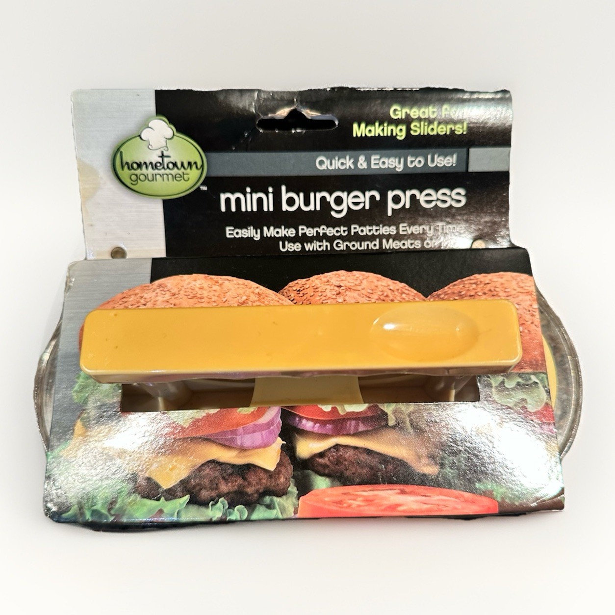 Hometown Gourmet Mini Burger Press Great For Making Sliders Brand New gallery