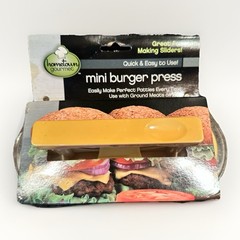 Hometown Gourmet Mini Burger Press Great For Making Sliders Brand New
