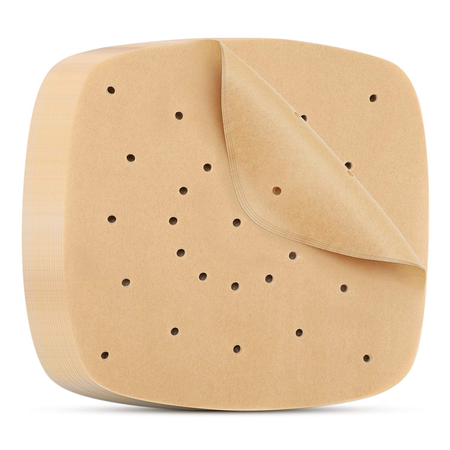 Beasea Air Fryer 8 Inch Parchment Liners, 200pcs 8 Inch, Unbleached gallery