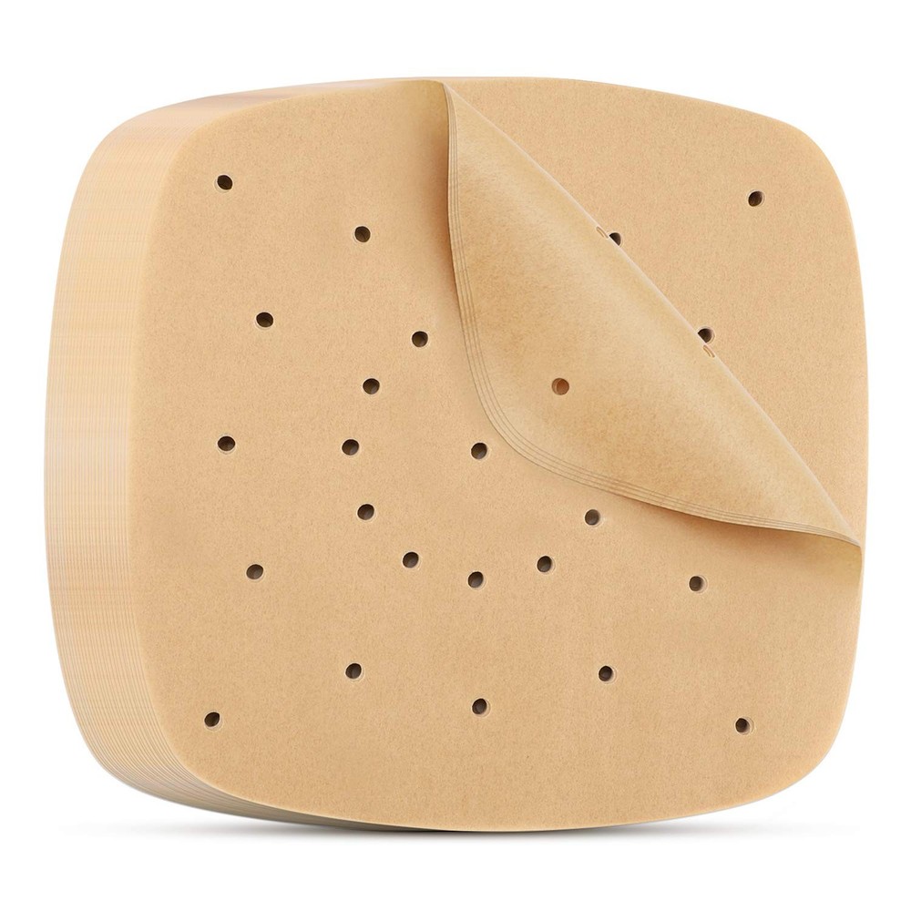 Beasea Air Fryer 8 Inch Parchment Liners, 200pcs 8 Inch, Unbleached