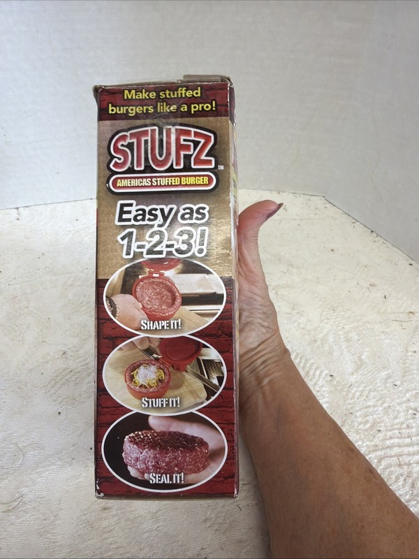 STUFZ Americas Stuffed Burger (1 Pack) | Make Burgers Like a Pro, As-Seen-On TV gallery