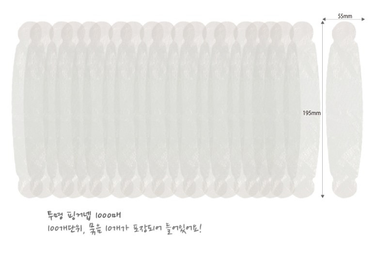 Finger Nap Sanitary Disposable Clear Glove Hamburger Donut Pizza Chicken 1000pcs gallery