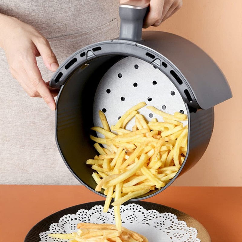Multipurpose Silicone Liner for Steamer, Air Fryer, Pressure 6 inches, White gallery