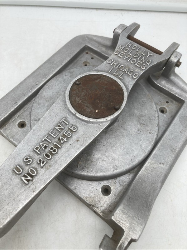 Vintage Holly Molding Devices 5” Hamburger Patty Press Molder Cast Aluminum USA gallery