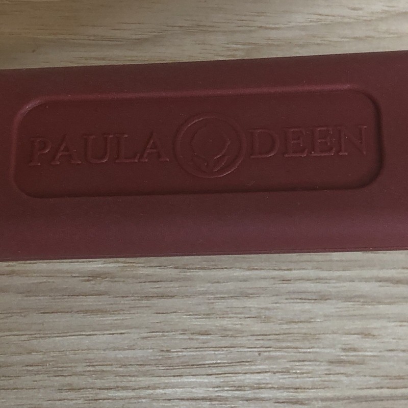 Paula Deen Bacon Press Round 7.5 Inch Diameter, Red Handle gallery