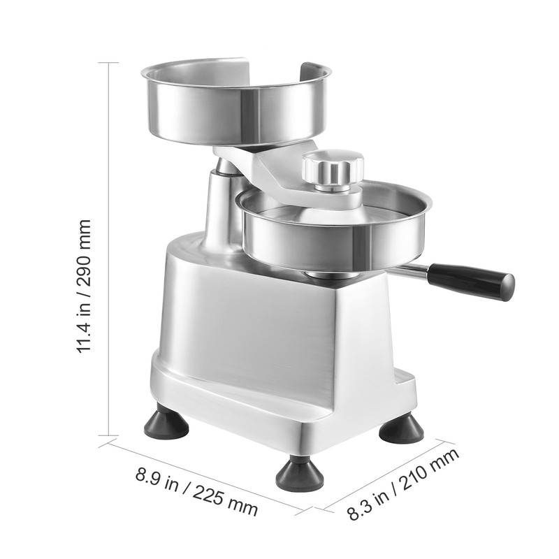 Uimoso 4"/5"/6" Commercial Burger Patty Maker Hamburger Press Forming Machine gallery