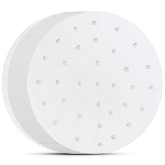 9 Inch Air Fryer Liners, Set of 200, Nonstick 9inch, White