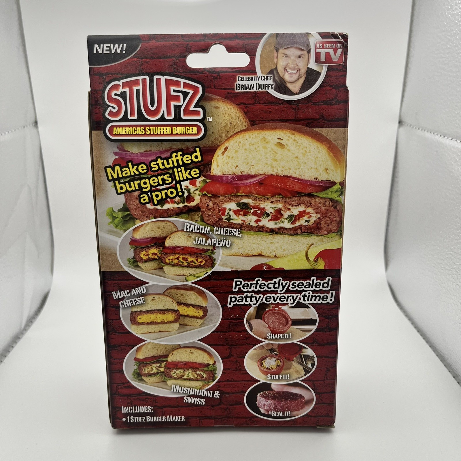 STUFZ - AMERICANS STUFFED BURGER AS SEEN ON TV NEW IN BOX gallery