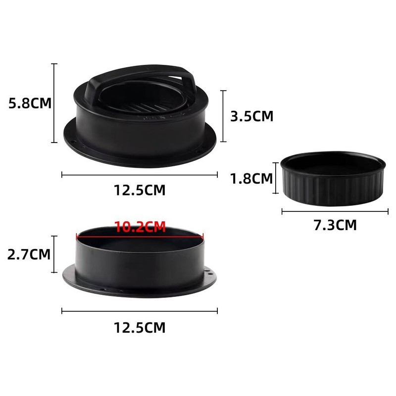 Hamburger Meat Press Maker Round Shape Non-Stick gallery