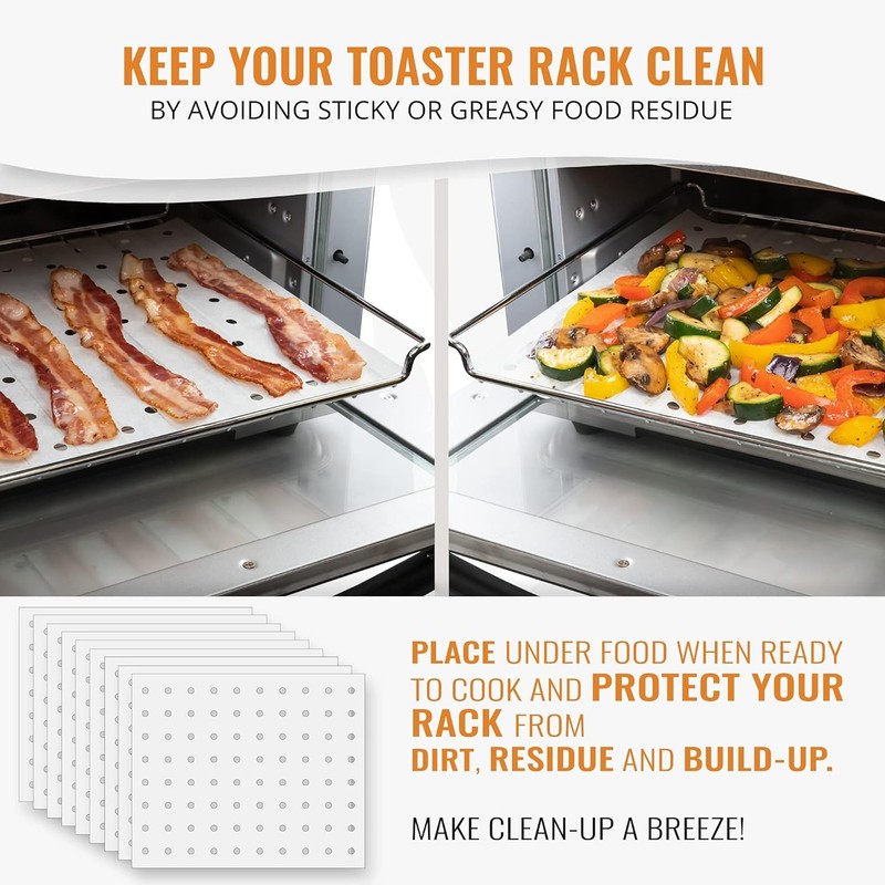 Parchment Paper Sheets for Toaster Oven Air Fryer 10 x 12 Compatible 10 x 12 gallery