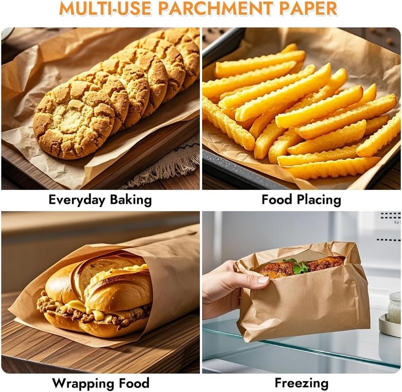 BYKITCHEN 12 x 16 Inch Parchment Paper Sheets, Non-Stick 12 x 16 Inch, Nature gallery