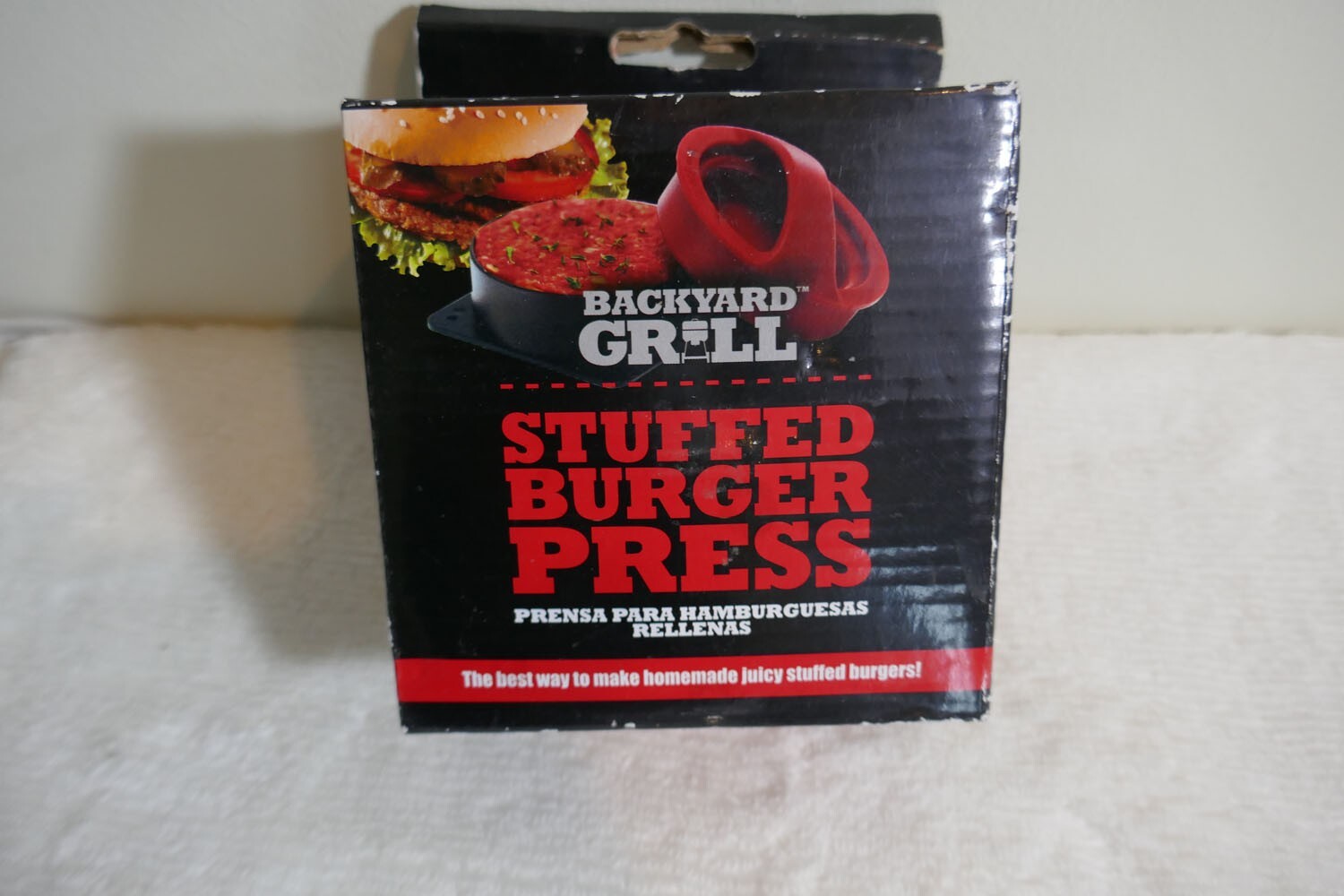 Backyard Grill Stuffed Burger Press with Original Box Hamburger Press gallery