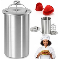 Ham Press,Deli Meat Press Stainless Steel,Lunch Meat Press Mold for Deli Meat…