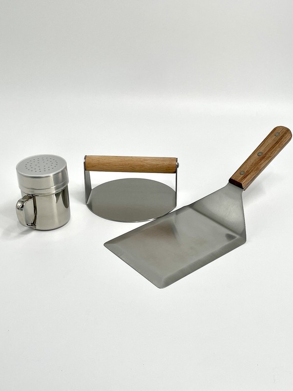 Griddle Accessories For Blackstone Stainless Steel Smashed Burger Press Kit gallery