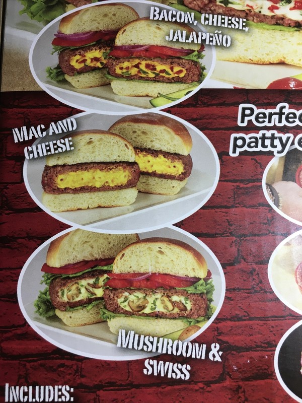 StufZ Burger Press As seen On TV, Make Stuffed Burgers Like a Pro-New Sealed Box gallery