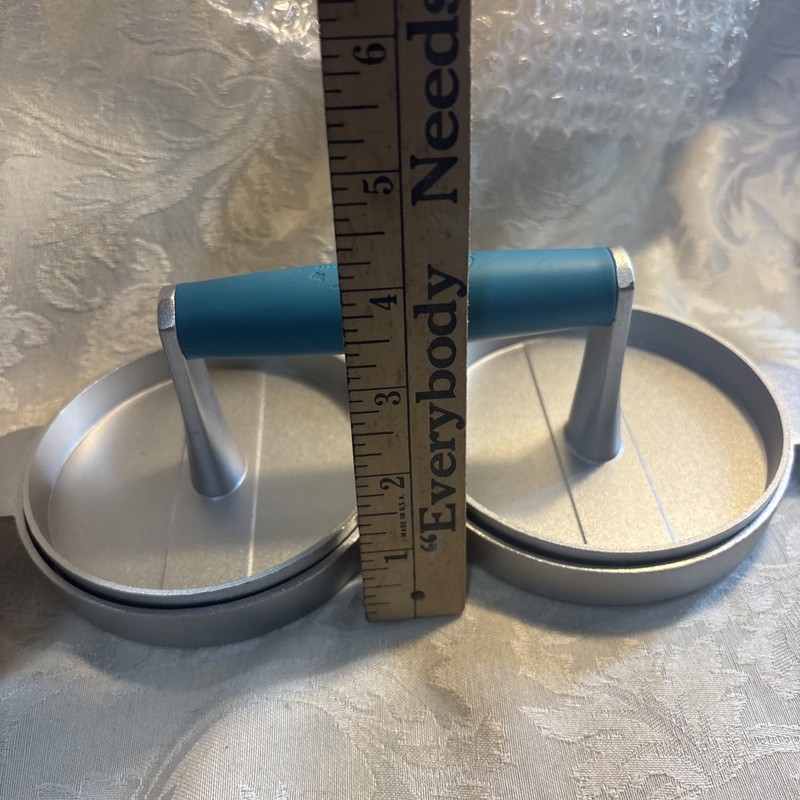 Pioneer Woman Double Burger Press Timeless Beauty Aluminum Teal Green gallery