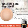 Small Air Fryer Liners Disposable for 2 3qt 6.3" Round 120pcs, Natural gallery