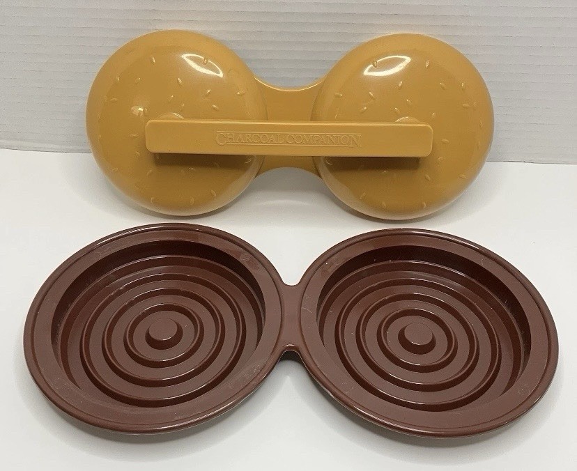 Charcoal Companion 2005 Double Burger Press Mold