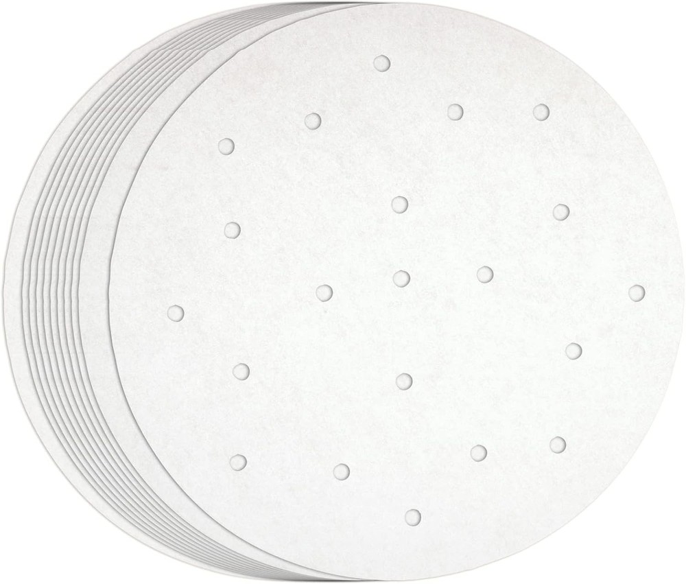 Juvale Air Fryer Liners Disposable - 8-Inch White, 8 inches, 8 Inch