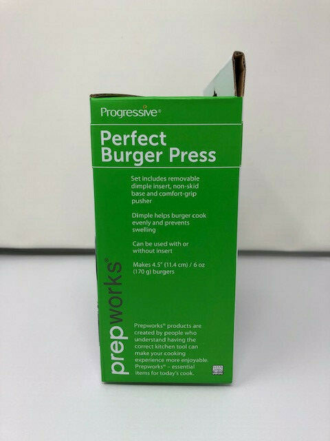(1)Prepworks by Progressive Perfect Burger Press, HPM-10, 3piece set 6oz burgers gallery