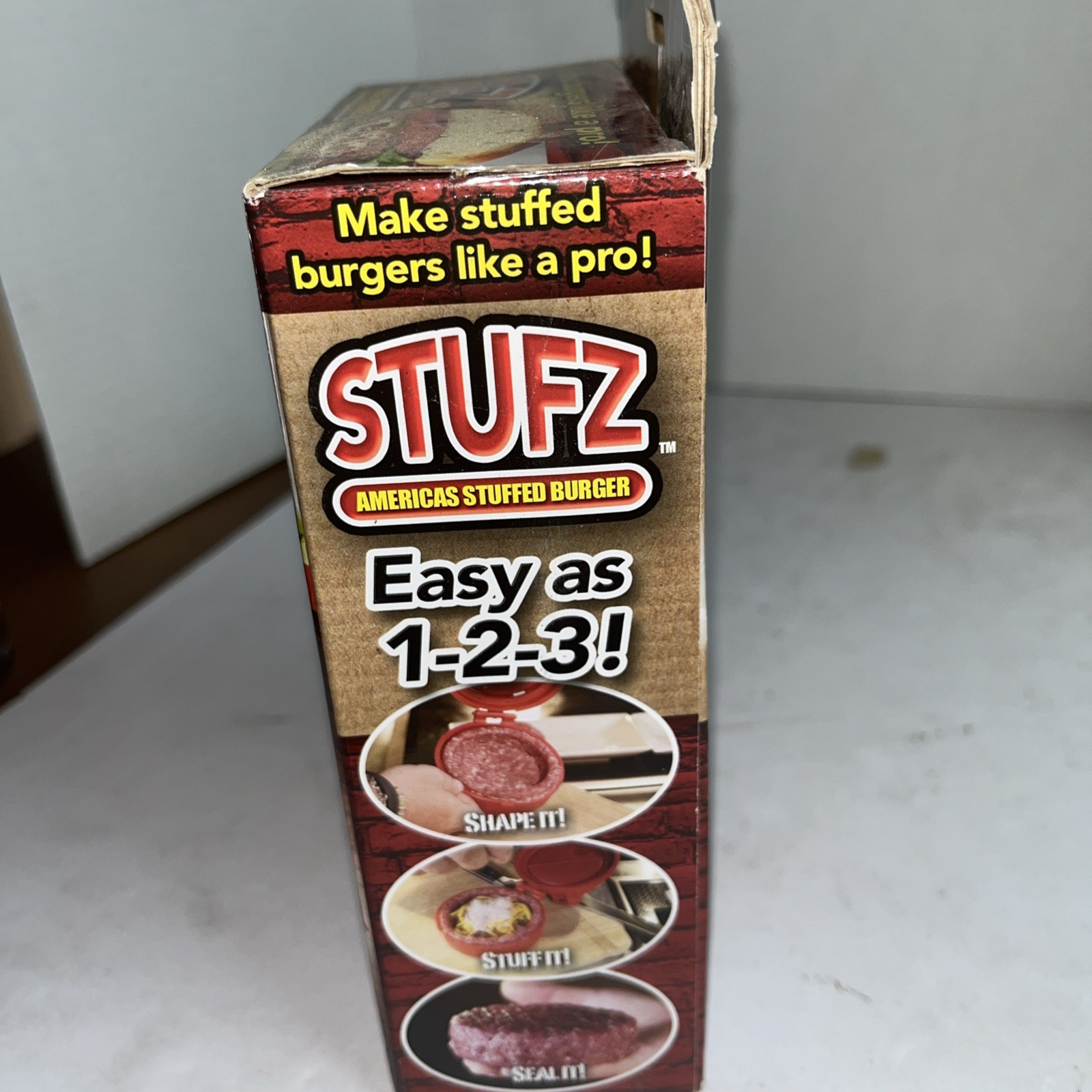 As Seen On TV America's Stuffed Burger STUFZ - New But OPENED gallery