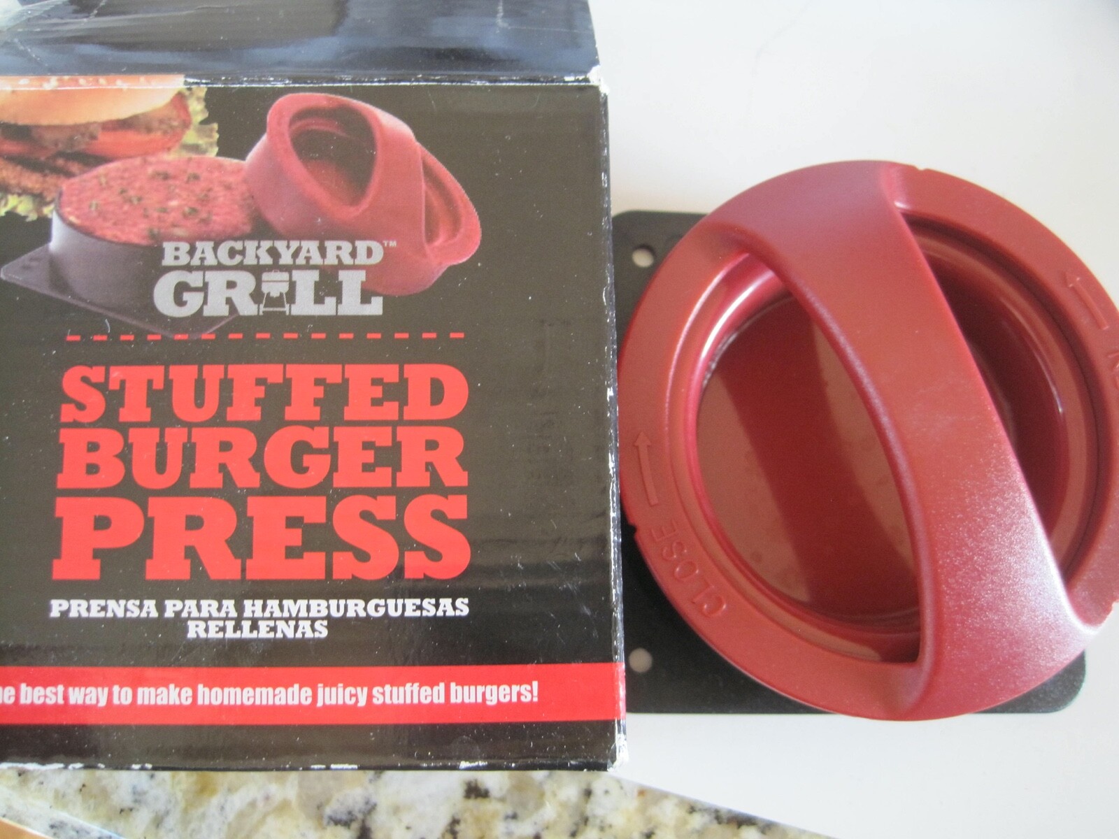 Backyard Grill Stuffed Burger Press gallery