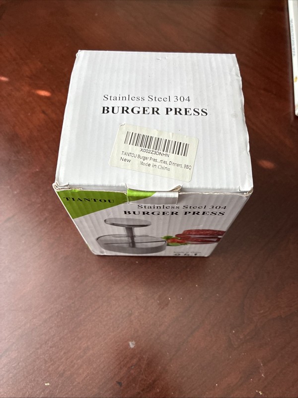 Stainless Steel Adjustable Hamburger Press & Patty Maker Non-Stick Professional gallery