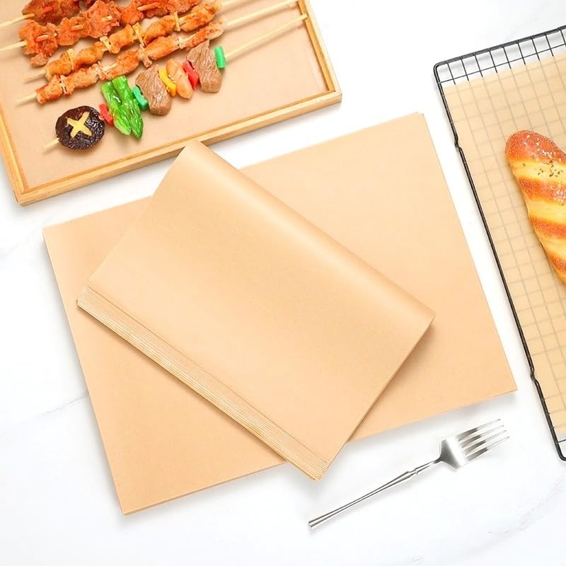 Suiwen 150pcs Unbleached Wax Paper Sheets Sandwich Wrapping 25*22, gallery