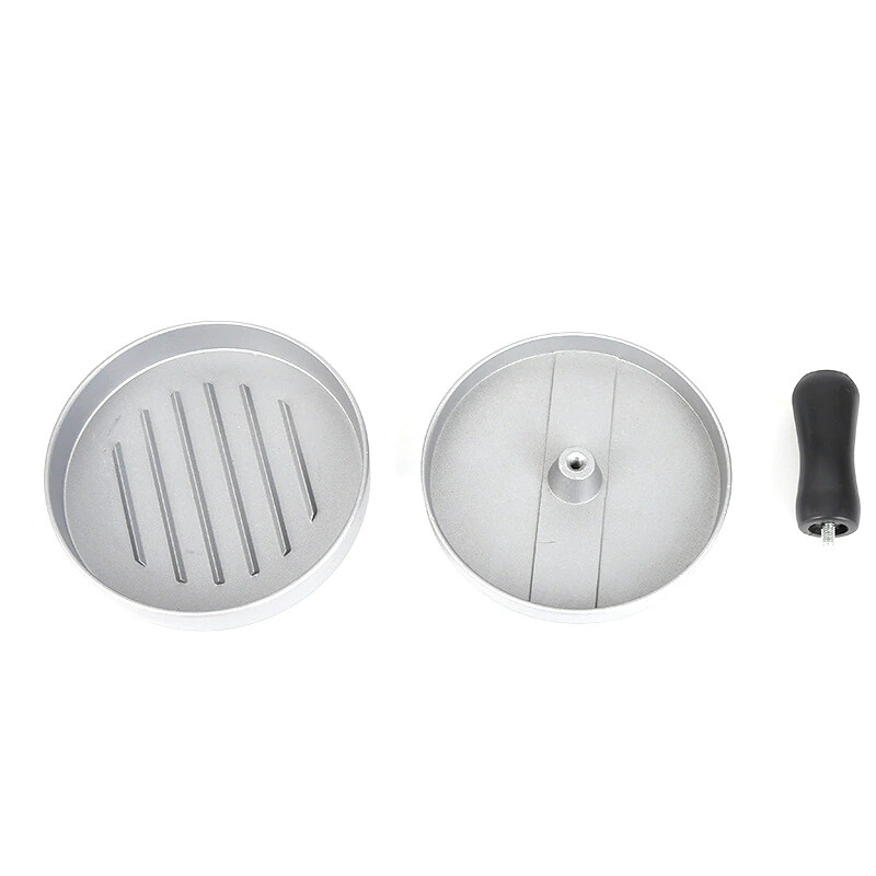 Round Hamburger Mold Aluminum Alloy Meat Beef BBQ Meat Press Food Mold NEW gallery