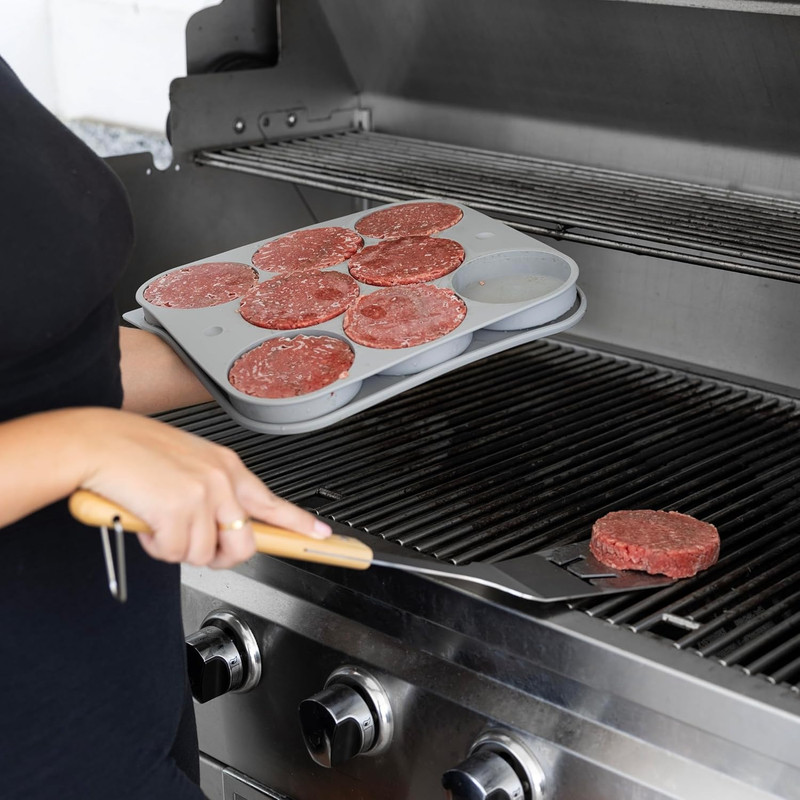Burger Patty Maker and Storage Tray, 8 Patty Capacity gallery