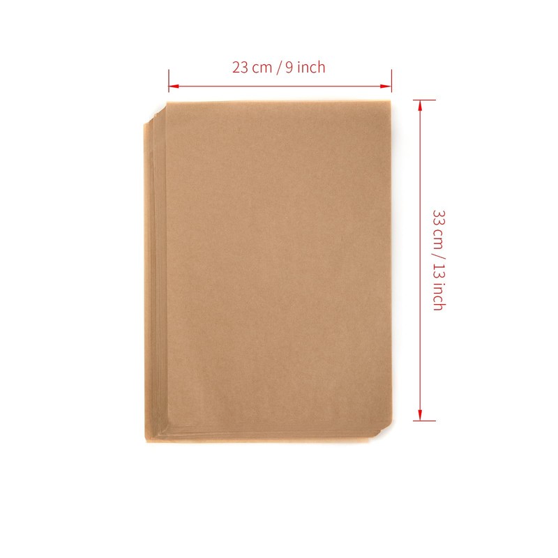 100 Pcs Non-Stick Baking Parchment Paper Sheets 9×13Inch Dual-Sided gallery