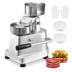 VEVOR 4″ Commercial Burger Patty Maker Hamburger Meat Press Forming Machine