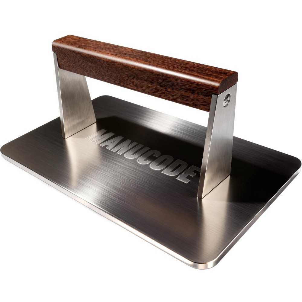 Stainless Steel Bacon Press - 3.2 LB Heavy Cooking Weight Ideal for Flat Top