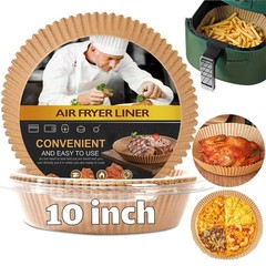 Large Air Fryer Disposable Paper Liner Round, 10 Inch Parchment 10″ Round