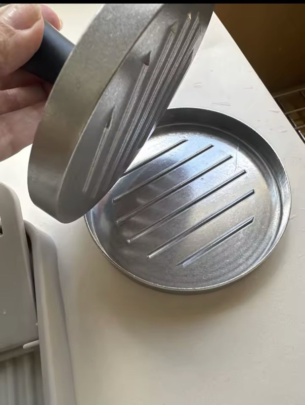 Burger Patty Maker Press Round Hamburger Mold Wax Paper Option Available gallery