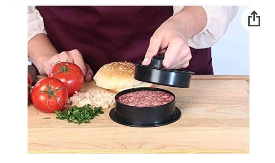 2 packs 3-In-1 Stuffed Burger Press, Non-Stick Easy-to-Clean Barbeque Accessory gallery