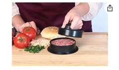 2 packs 3-In-1 Stuffed Burger Press, Non-Stick Easy-to-Clean Barbeque Accessory