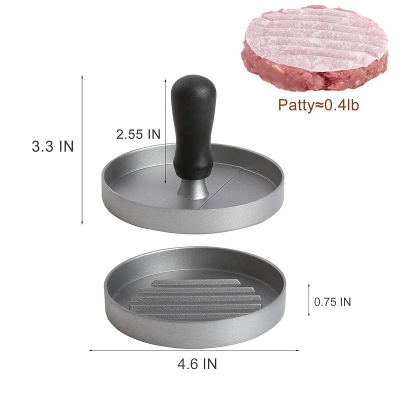 TACGEA Burger Press 150 Patty Papers, Non-Stick Hamburger Patty Maker with Wax P gallery